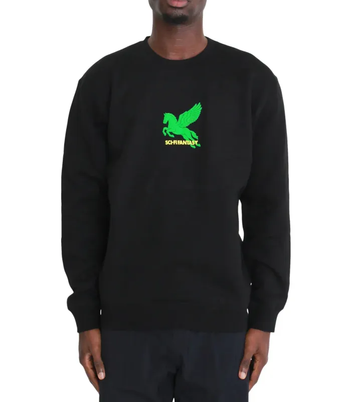 Sci-Fi Fantasy Pegasus Crew Black made by Somewhere