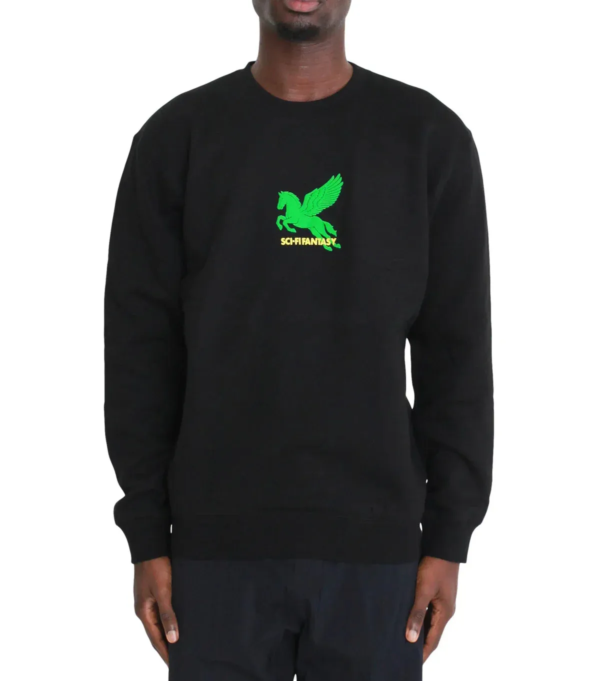 Sci-Fi Fantasy Pegasus Crew Black sold by Somewhere