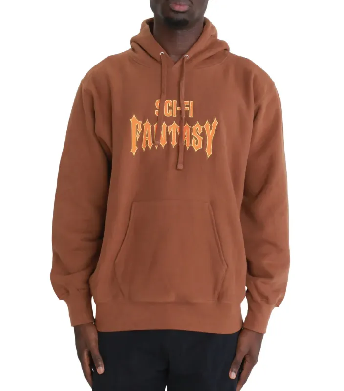 Sci-Fi Fantasy Biker Hood Brown made by Somewhere
