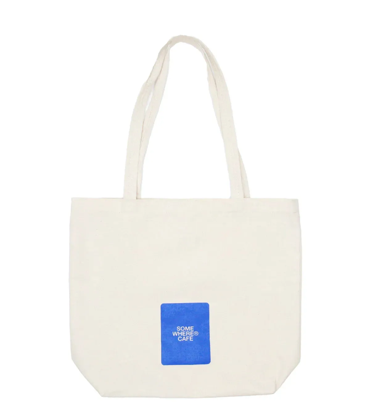 SOMEWHERE Cafe Logo Tote Bag Natural sold by Somewhere