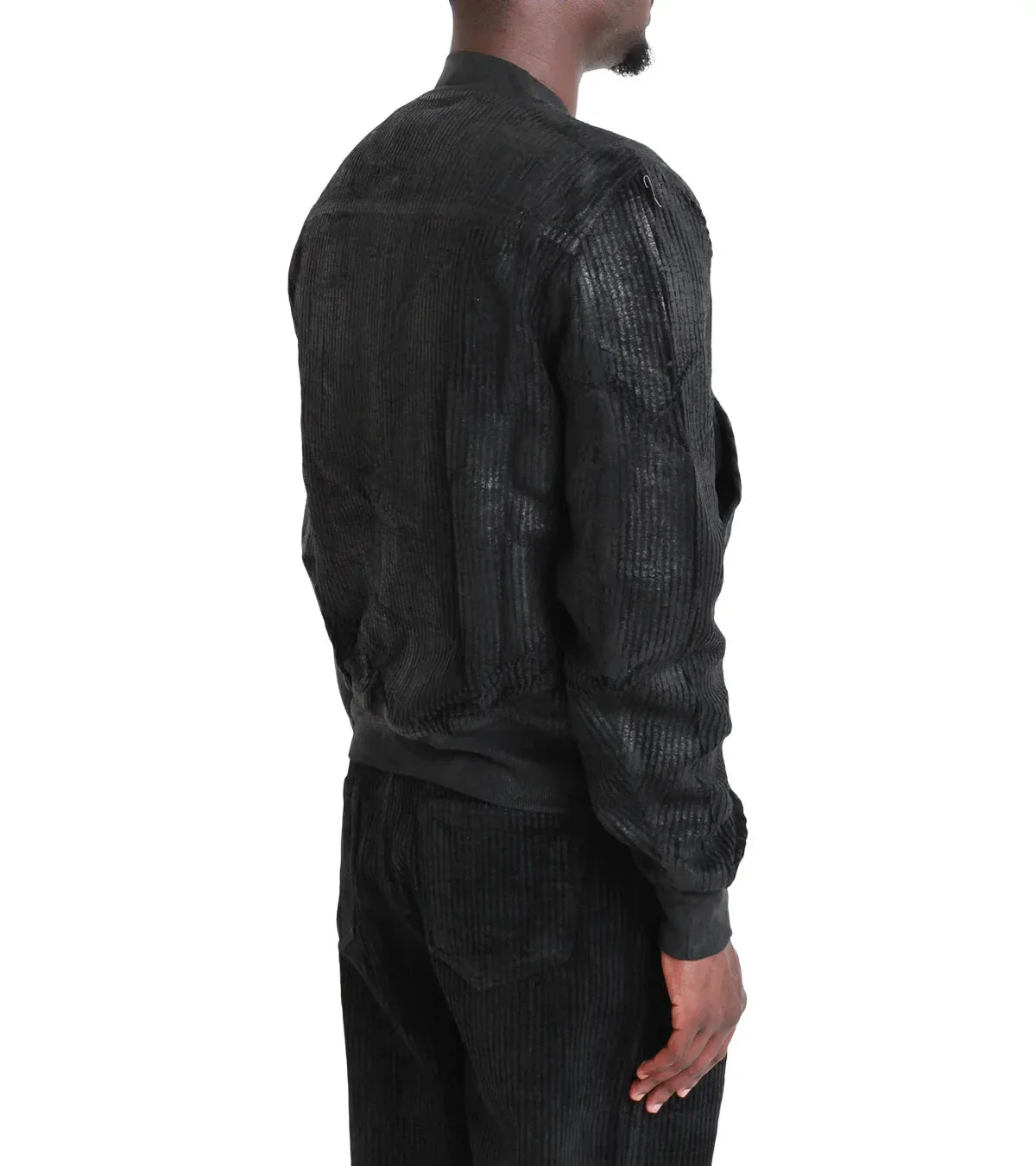 Rick Owens DRKSHDW Bauhaus Flight Bomber Jacket Black sold by Somewhere product image thumbnail 3