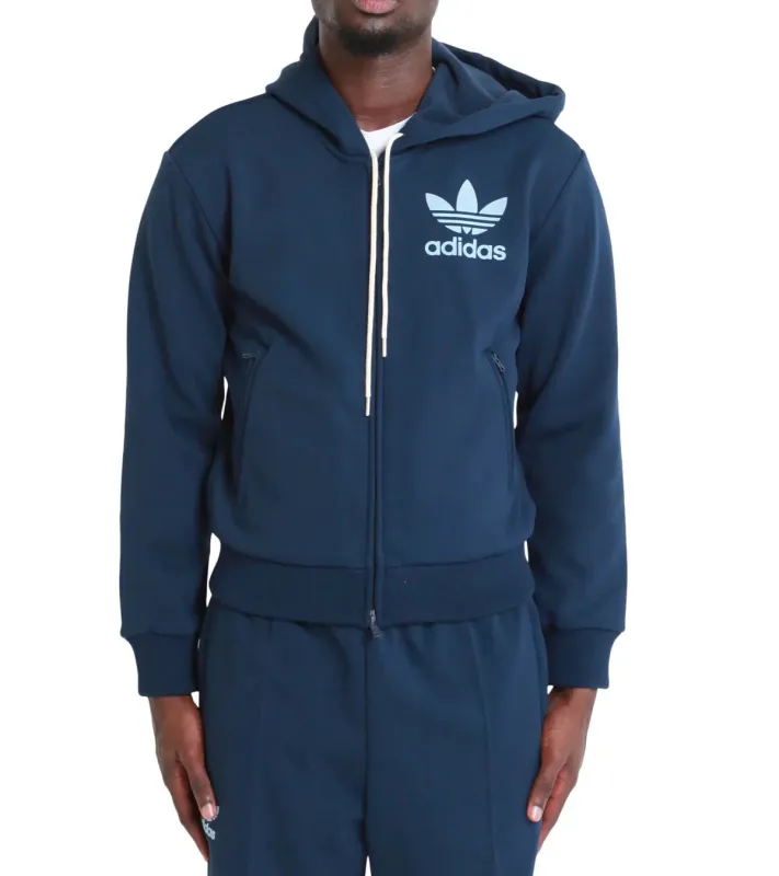 Adidas x Wales Bonner Track Hoody Navy Blue made by Somewhere