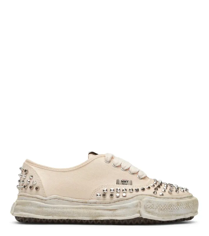 Mihara Yasuhiro Baker Studded Low White made by Miharayasuhiro
