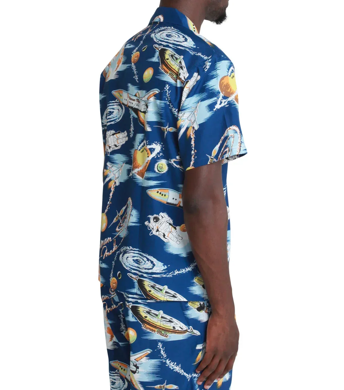 Human Made Graphic Aloha Shirt Blue sold by Somewhere product image thumbnail 3
