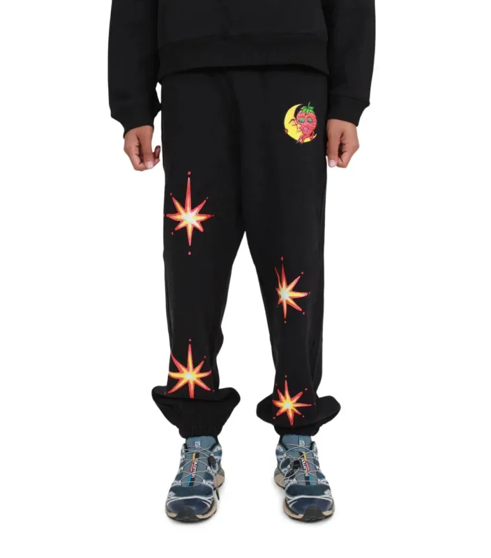 Sky High Farm Ally Bo Perennials Firework Sweatpants Black made by Somewhere