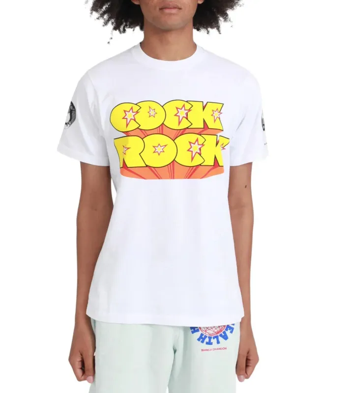 Bianca Chandon Glam Rock T-Shirt White made by Somewhere
