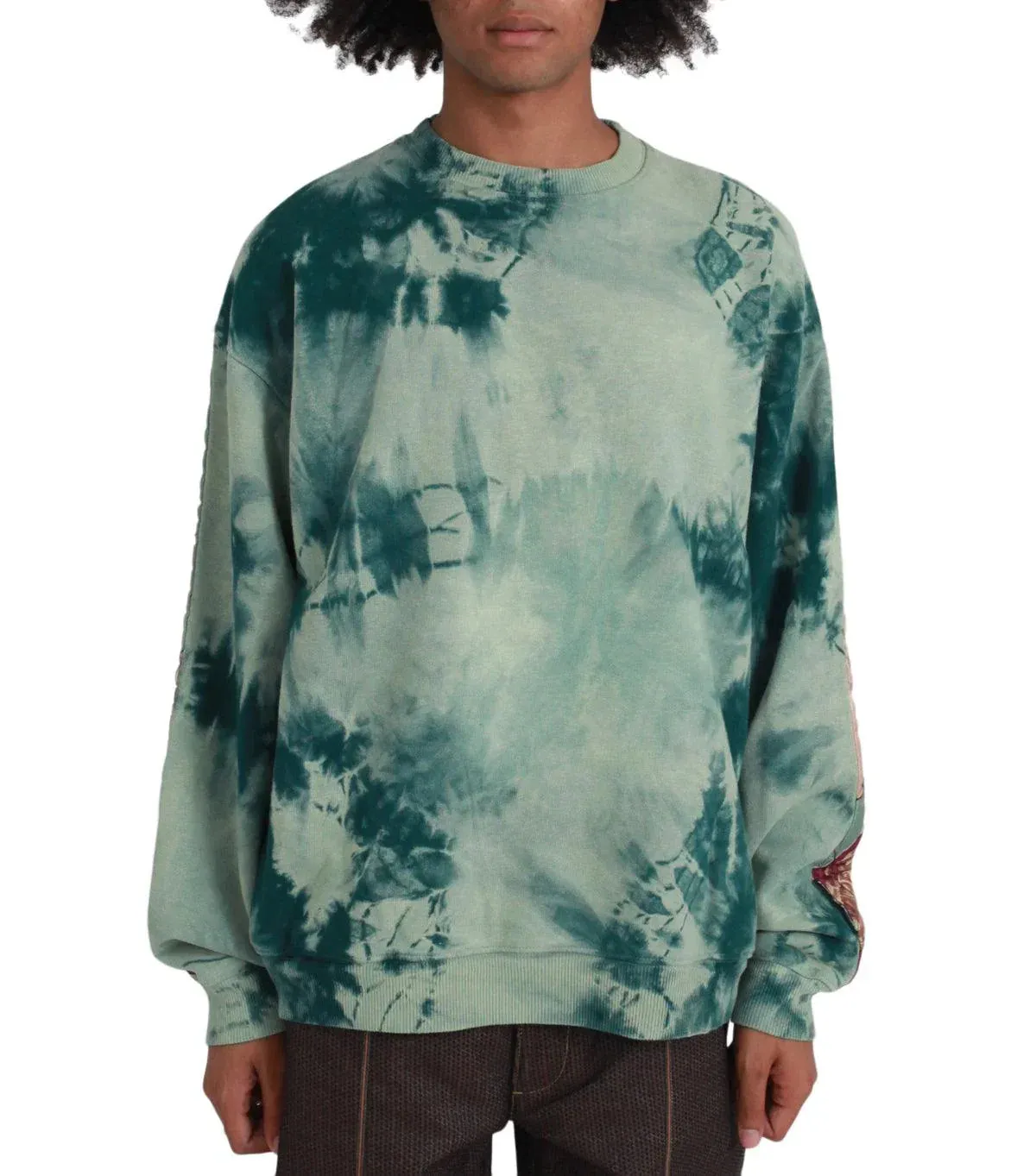 Kapital Knit Bivouac Big Sweater Ecru Green sold by Somewhere product image thumbnail 2