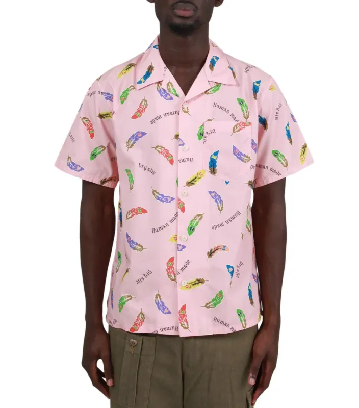 Human Made Feather Aloha Shirt Pink made by Human Made