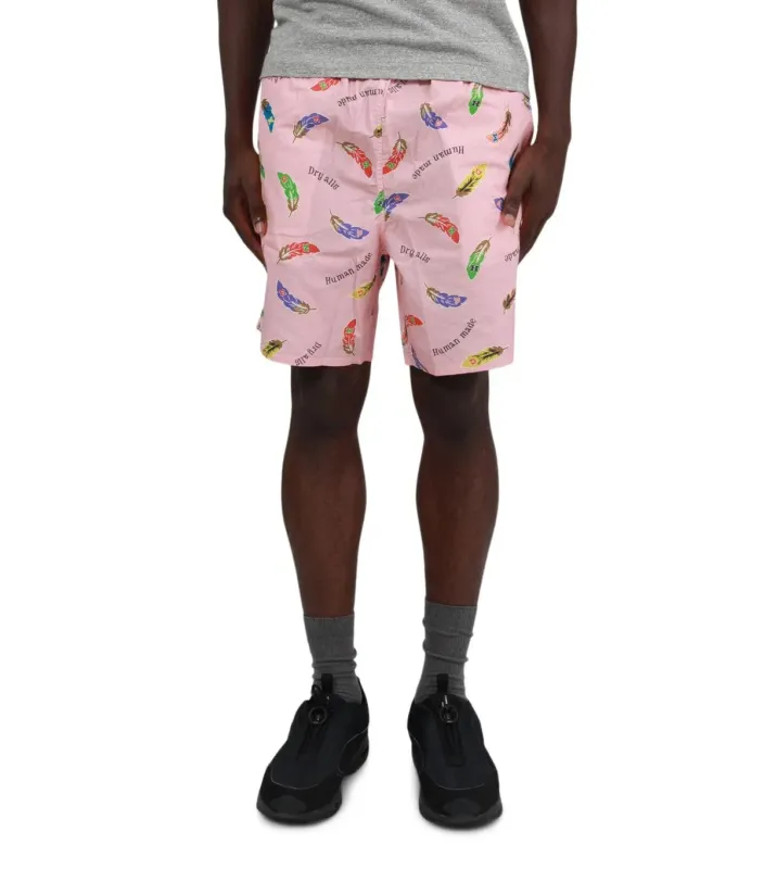 Human Made Feather Shorts Pink made by Human Made