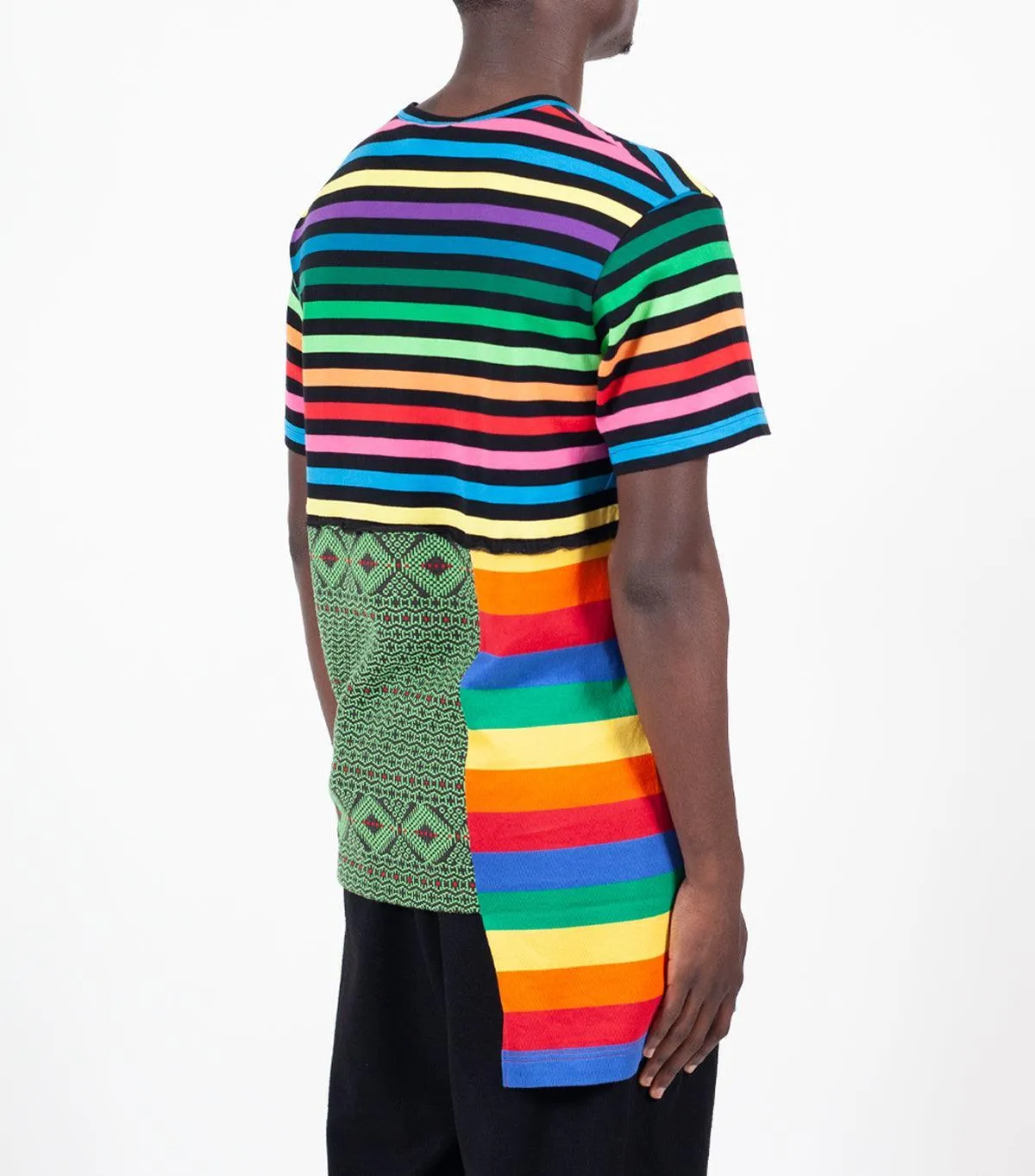 CdG Homme Plus Patchwork T-Shirt Multi Color sold by Somewhere product image thumbnail 3