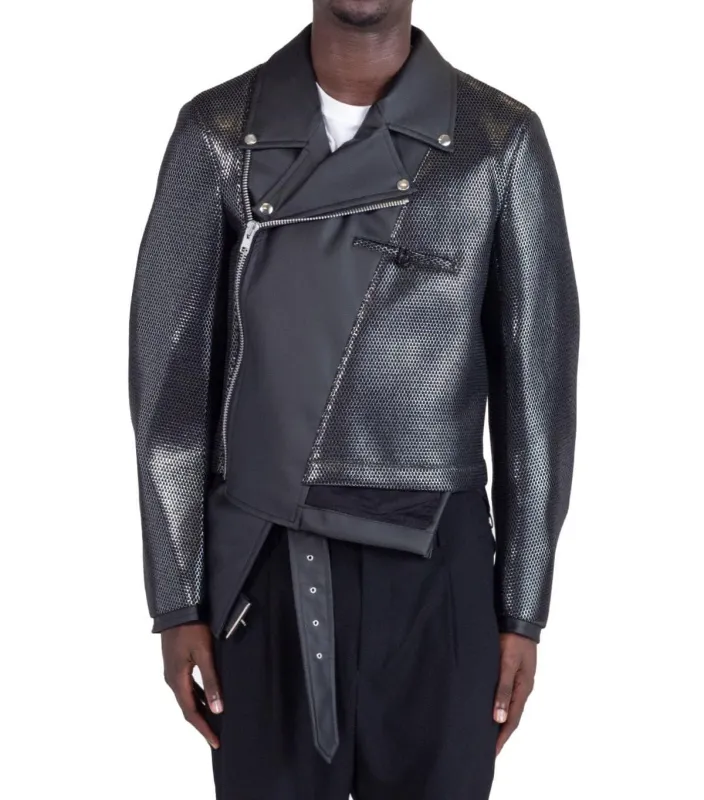 CdG Homme Plus Leather Jacket Black made by Comme des Garcons