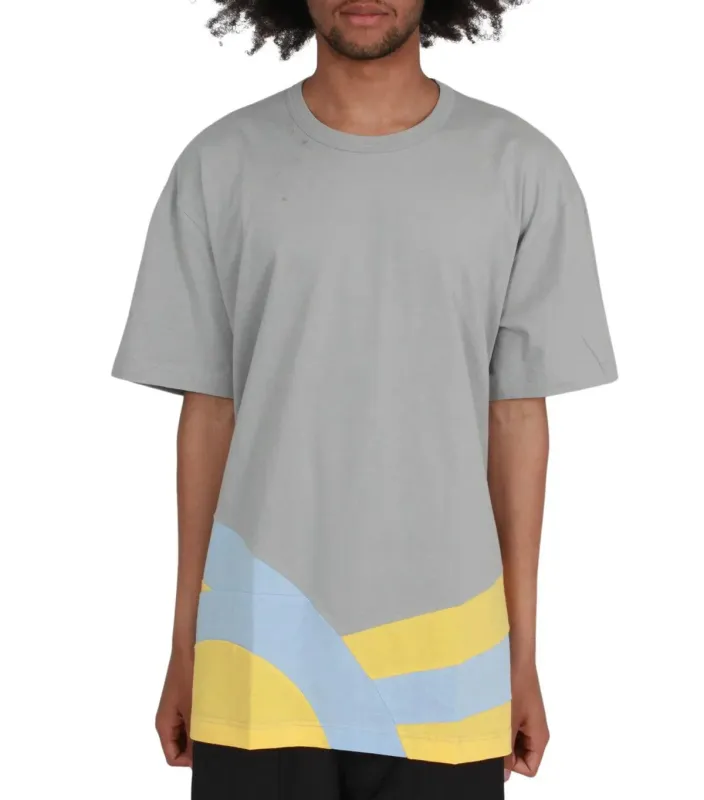 CdG Homme Plus T-Shirt Grey Multi made by Comme des Garcons