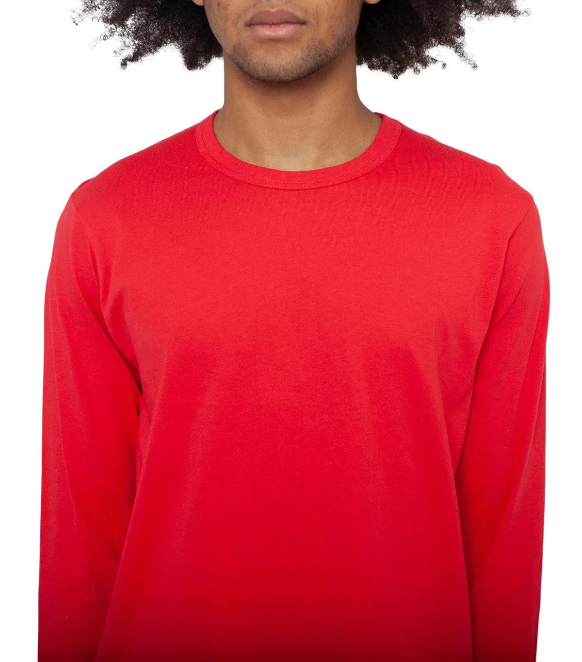 CdG SHIRT Rear Logo Long Sleeve T-Shirt Red sold by Somewhere product image thumbnail 4
