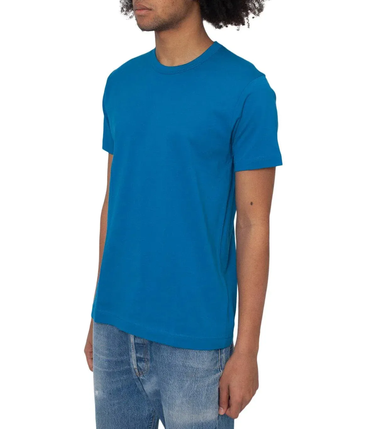CdG SHIRT Rear Logo T-Shirt Blue sold by Somewhere product image thumbnail 2