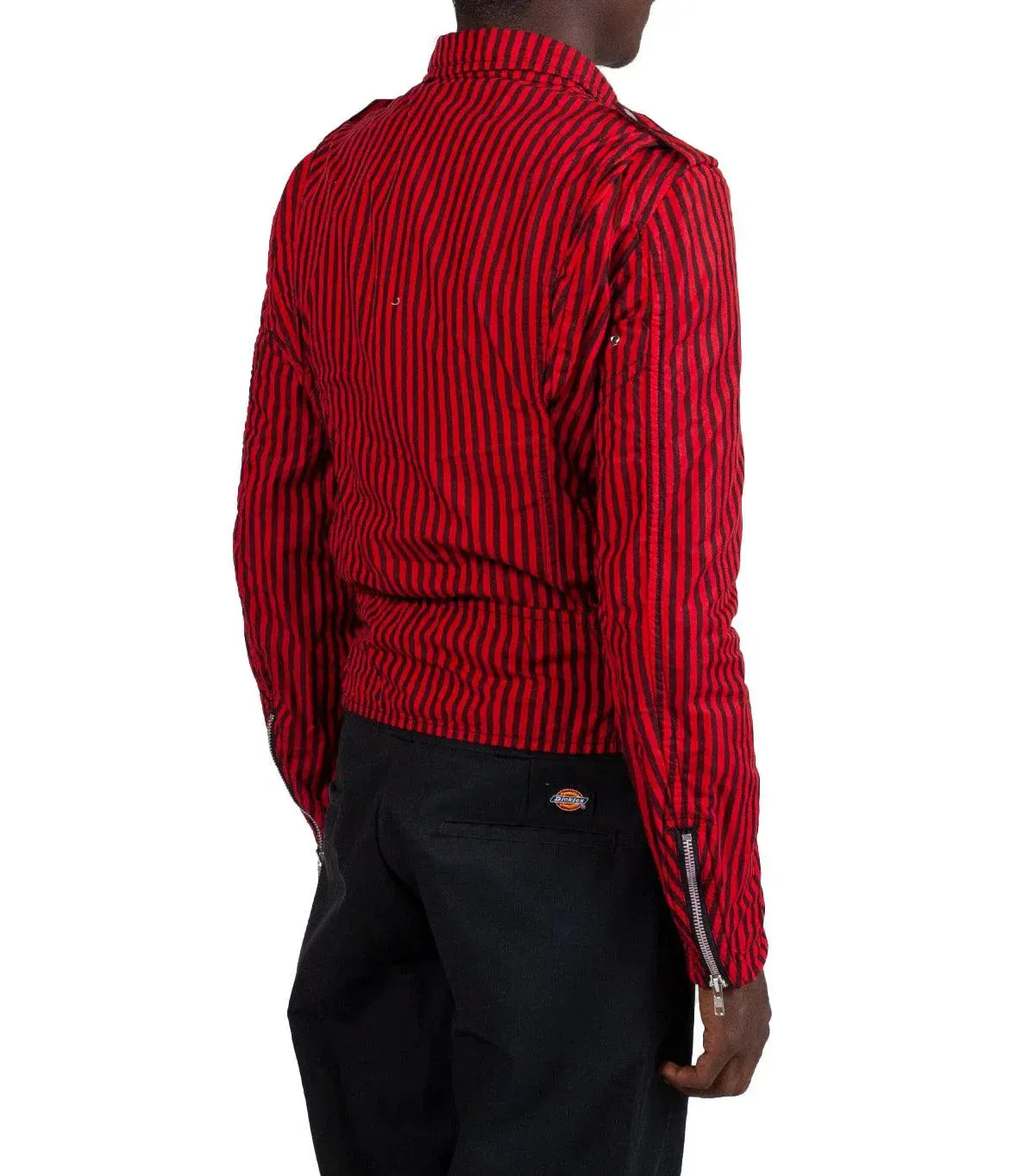 CdG SHIRT Striped Woven Jacket Red sold by Somewhere product image thumbnail 3