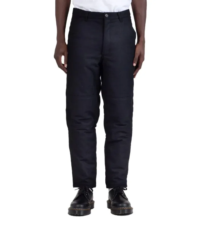 CdG SHIRT Woven Workwear Pants Black made by Comme des Garcons