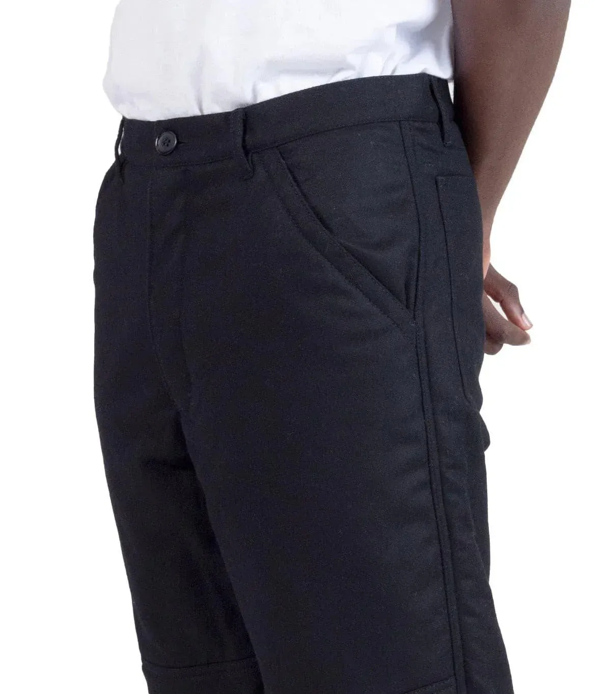 CdG SHIRT Woven Workwear Pants Black sold by Somewhere product image thumbnail 4