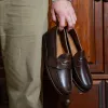 Weltline Penny Loafers - Dark Brown Calf sold by Rancourt & Co