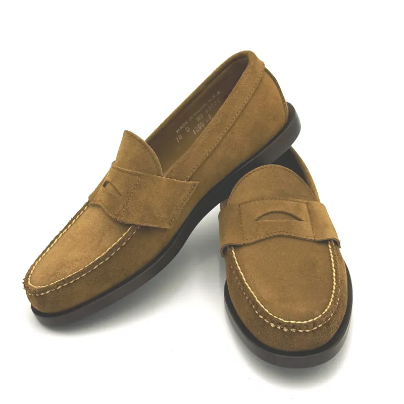 Pinch Penny Loafer - Olive Mohave sold by Rancourt & Co