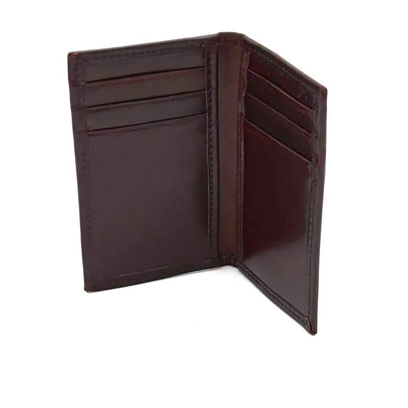 Bigelow 3- Slot Shell Cordvan Bi-Fold Credit Card Case sold by Rancourt & Co