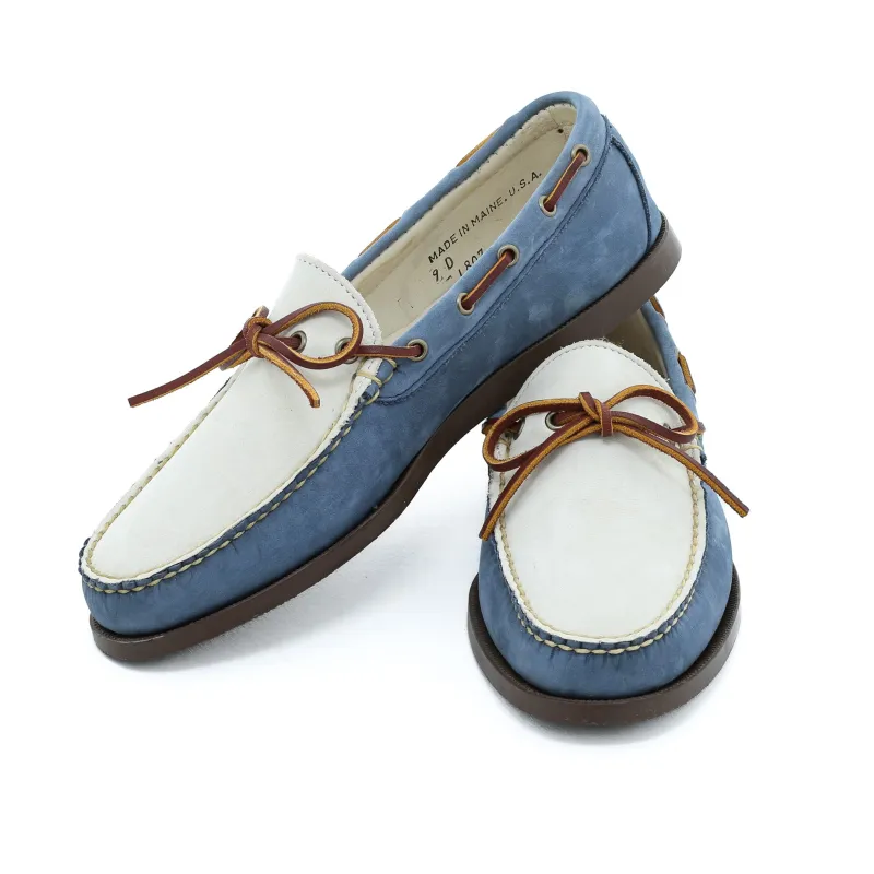 Dirigo Camp-Moc - Montoroso Harbor Blue w/Snuffed Suede made by Rancourt & Co