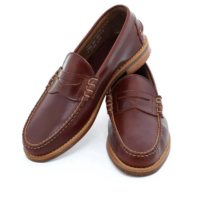 Beefroll Penny Loafers - British Tan made by Rancourt & Co