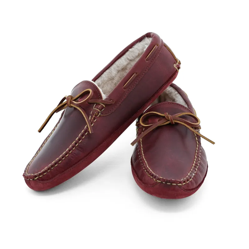 Women's Freeman Slipper - Burgundy sold by Rancourt & Co