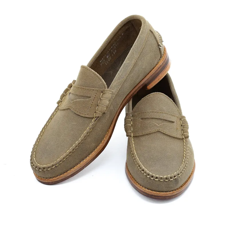 Beefroll Penny Loafers - Driftwood made by Rancourt & Co