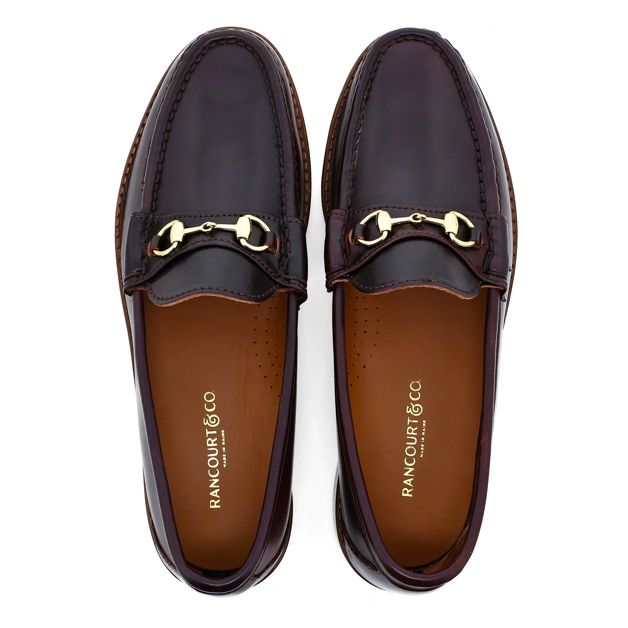 Blue Isle English Bit Moc - Color 8 Shell Cordovan sold by Rancourt & Co product image thumbnail 2