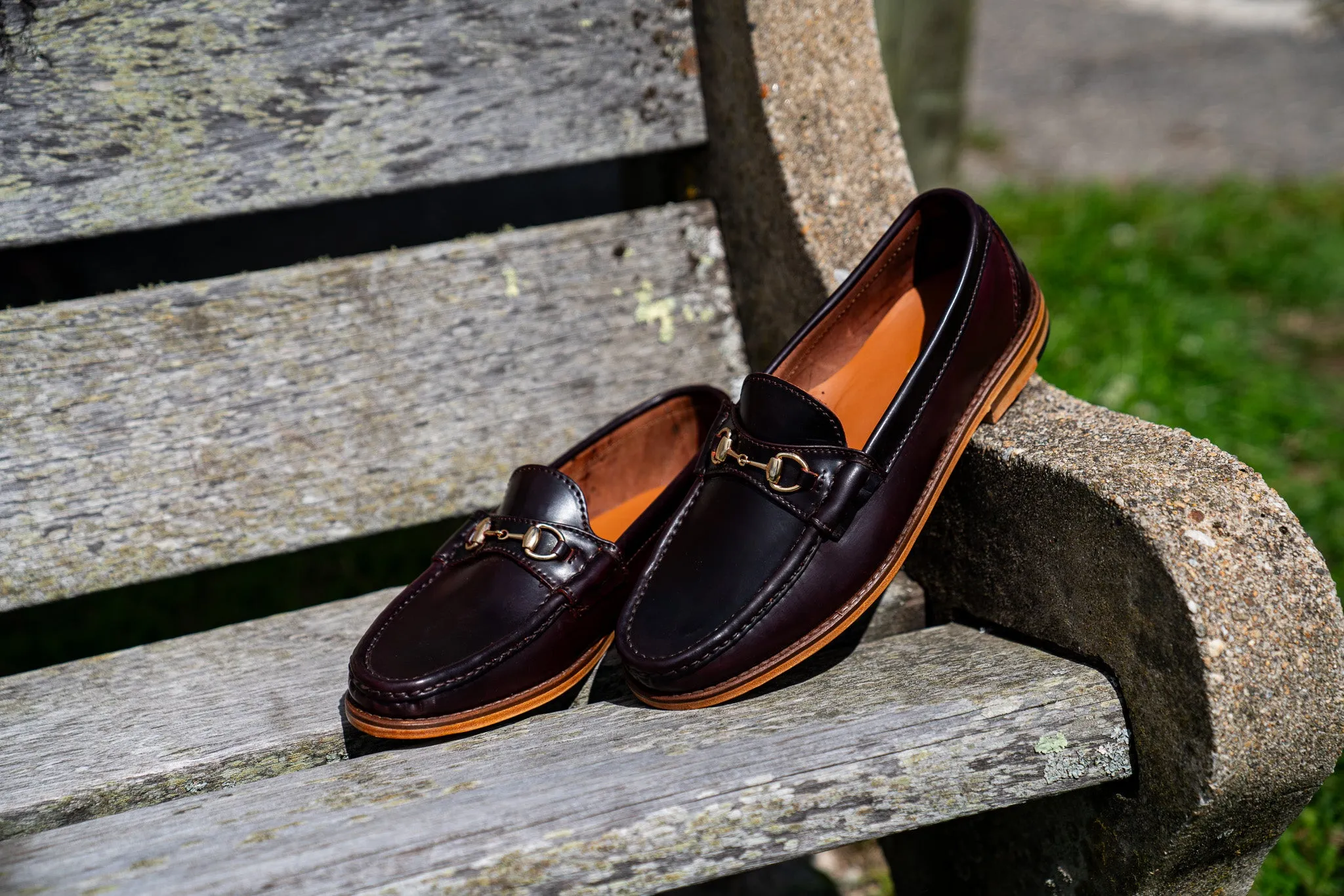 Blue Isle English Bit Moc - Color 8 Shell Cordovan sold by Rancourt & Co product image thumbnail 4