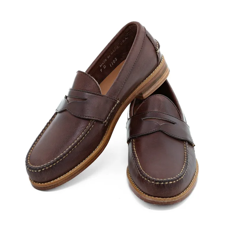 Pinch Penny Loafer - Dark Brown sold by Rancourt & Co