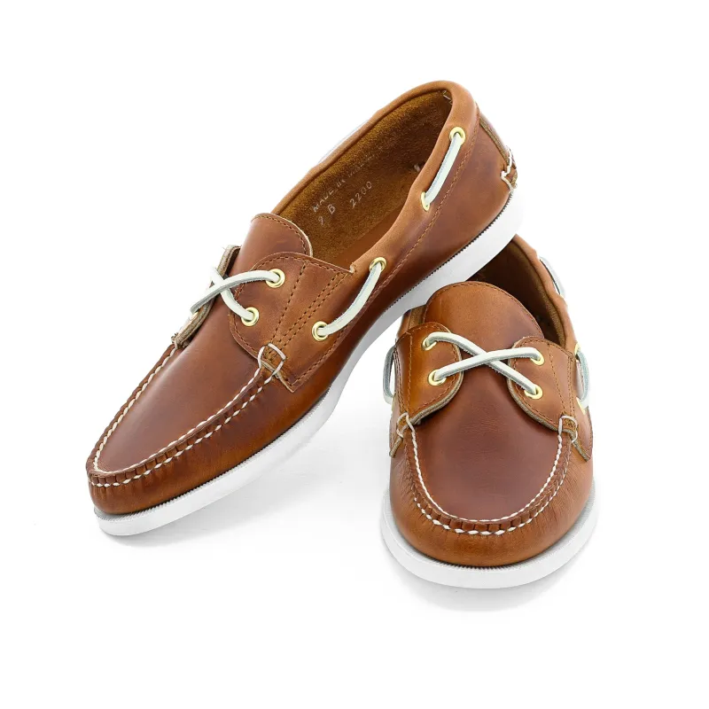 Women's Marion Boat Shoe Chicago Tan sold by Rancourt & Co