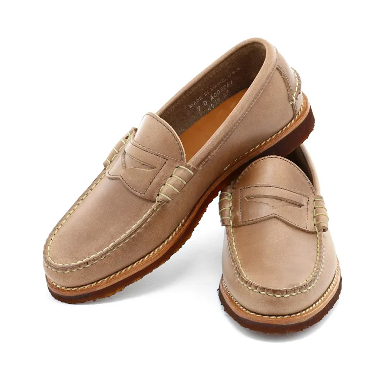 Beefroll Penny Loafers LH - Natural sold by Rancourt & Co