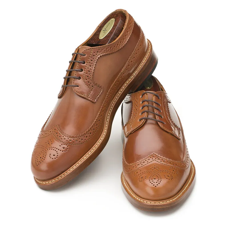 Chandler Longwing - Caramel Shell Cordovan sold by Rancourt & Co
