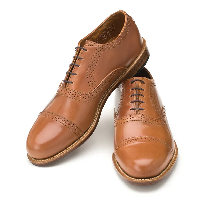 Bartlett Oxford - Caramel Shell Cordovan sold by Rancourt & Co