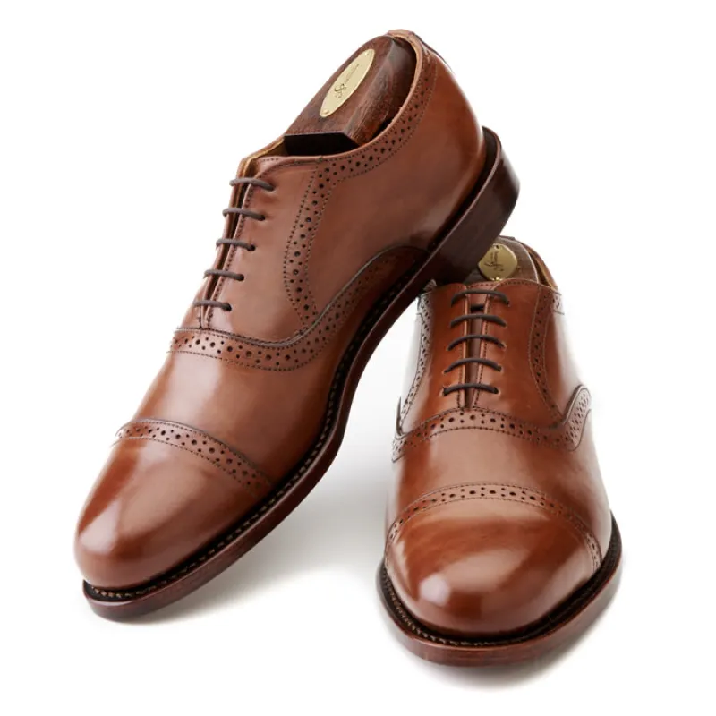 Bartlett Oxford - Tan Calf sold by Rancourt & Co