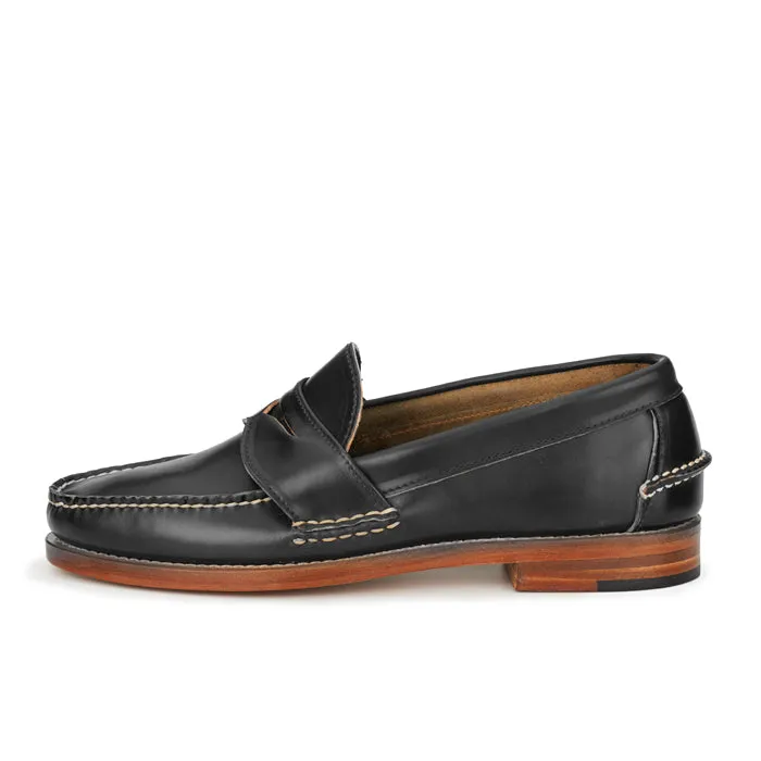Pinch Penny Loafers - Black Shell Cordovan sold by Rancourt & Co product image thumbnail 2