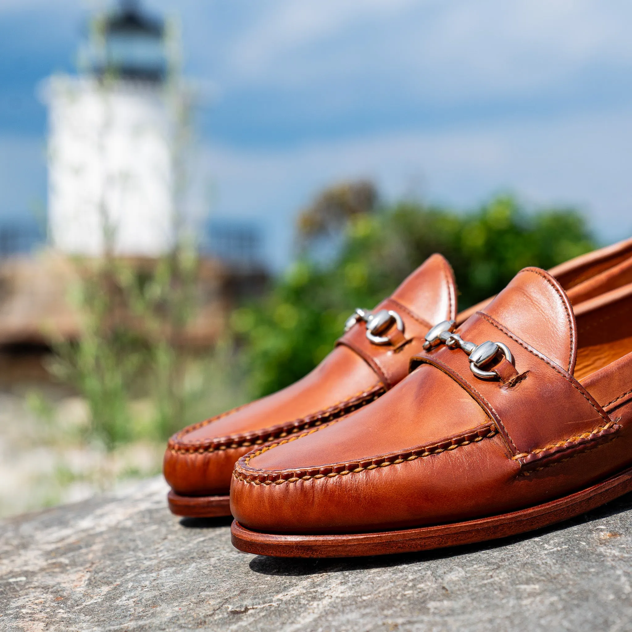 Horsebit Loafers - Tan Calf sold by Rancourt & Co product image thumbnail 5