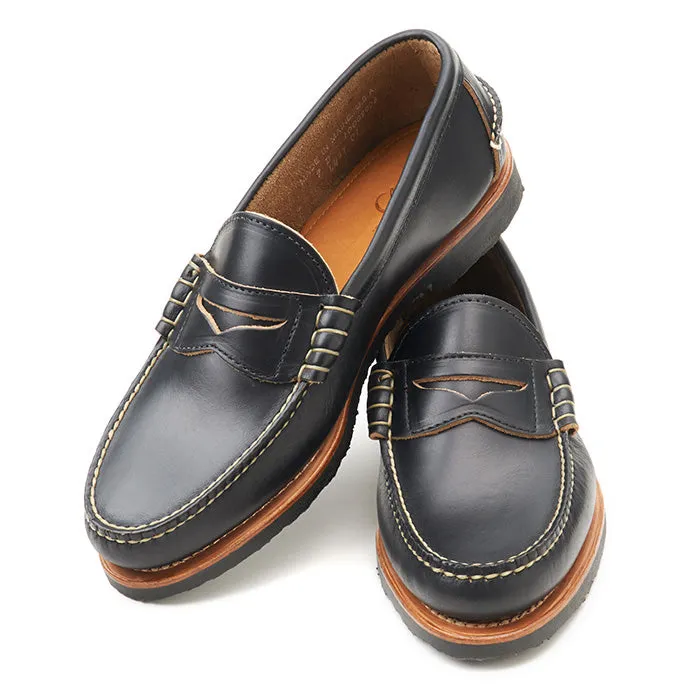 Beefroll Penny Loafers LH - Black sold by Rancourt & Co