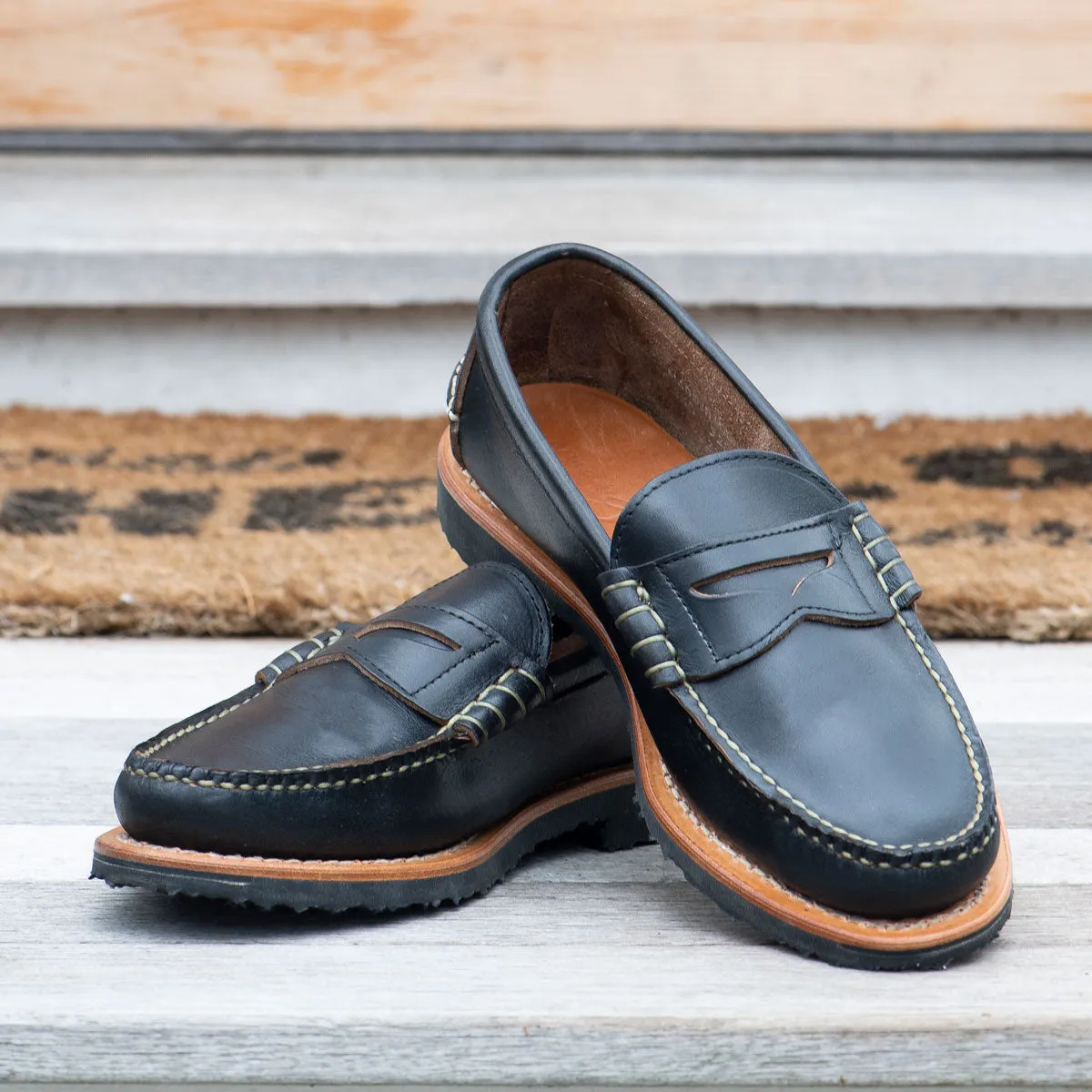 Beefroll Penny Loafers LH - Black sold by Rancourt & Co product image thumbnail 5