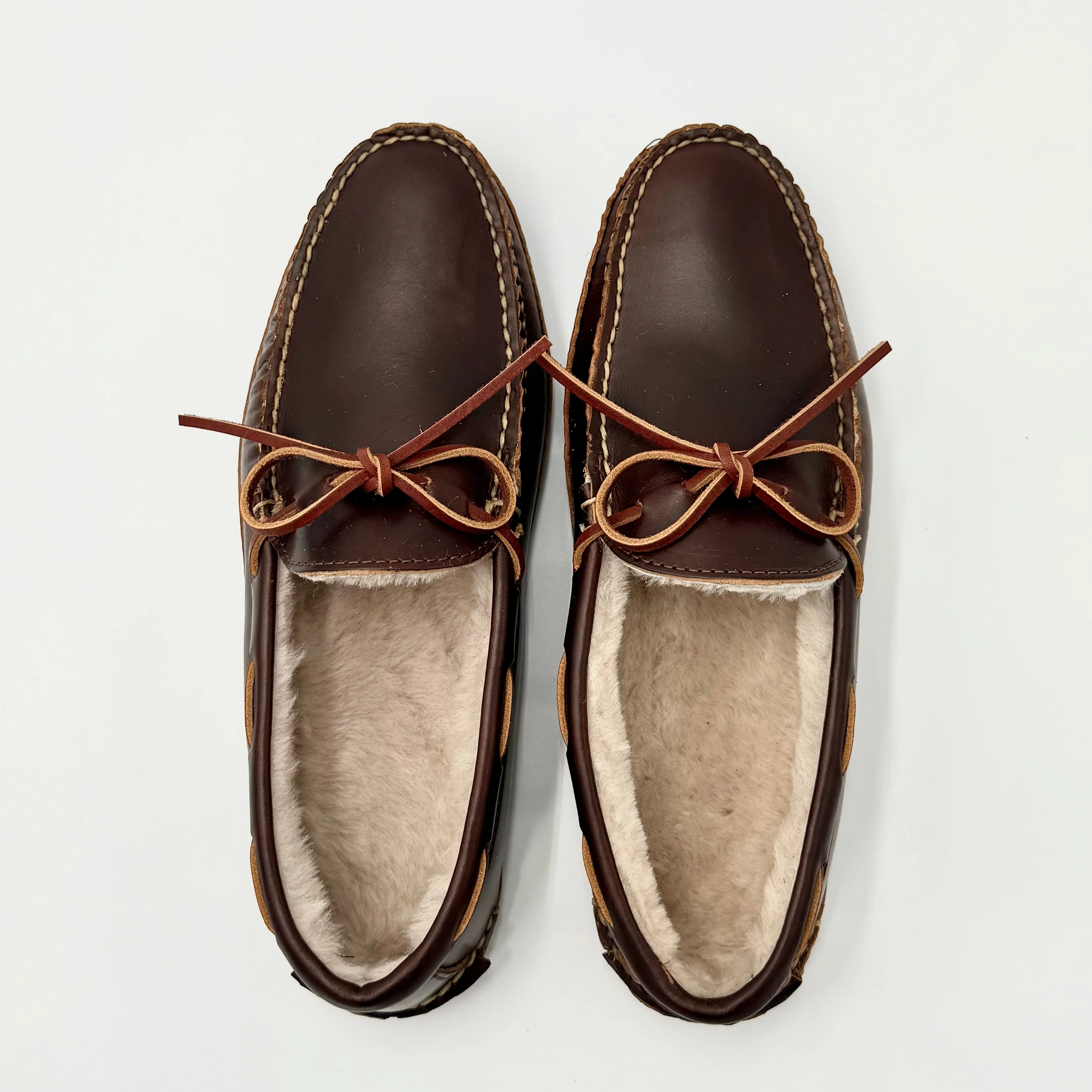 Freeman Slipper - Heritage Brown - Biege Shearling sold by Rancourt & Co product image thumbnail 4