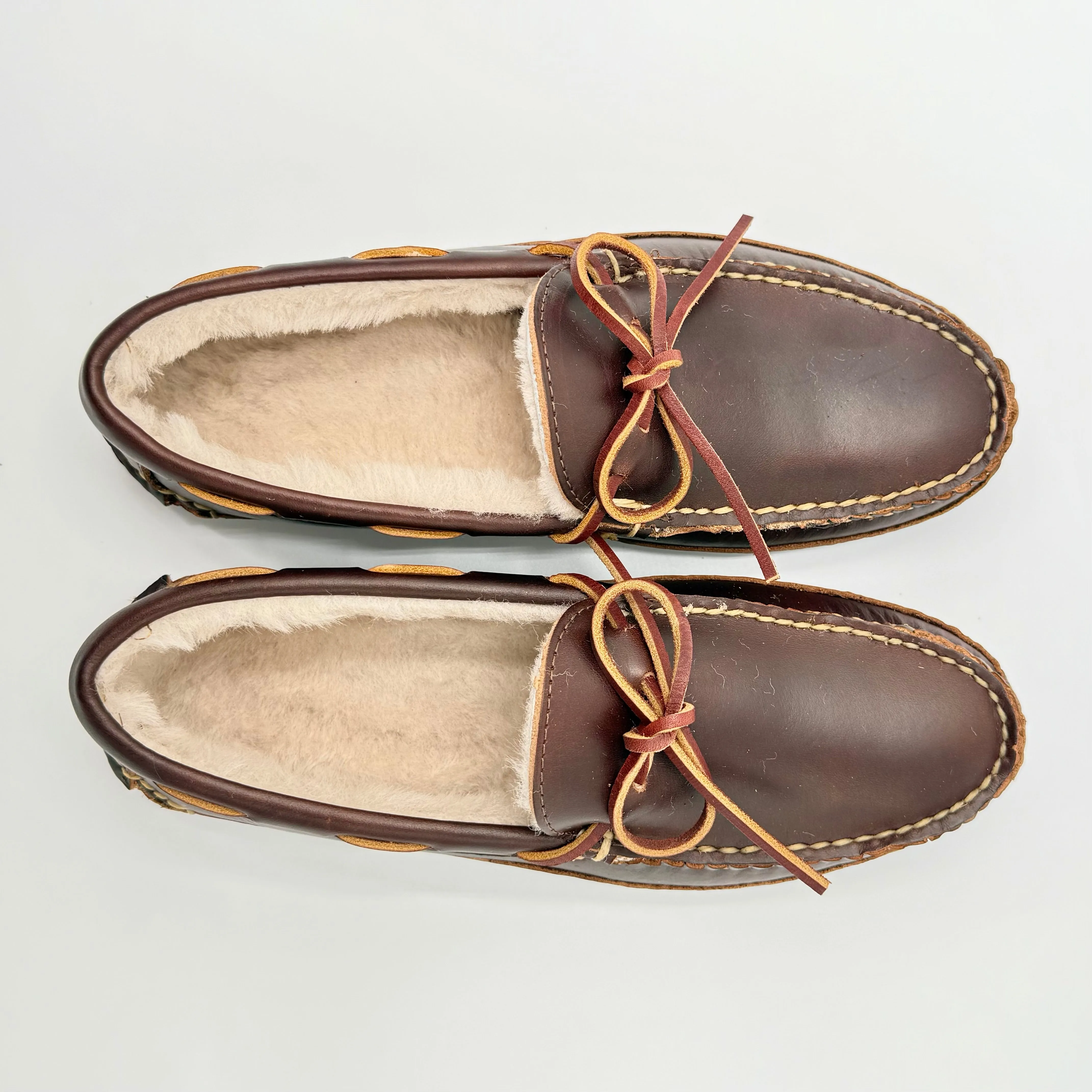 Freeman Slipper - Heritage Brown - Biege Shearling sold by Rancourt & Co product image thumbnail 3