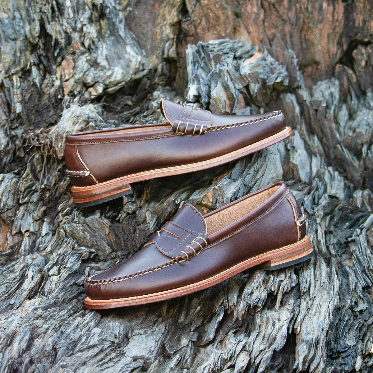 Beefroll Penny Loafers - Heritage Brown sold by Rancourt & Co product image thumbnail 5