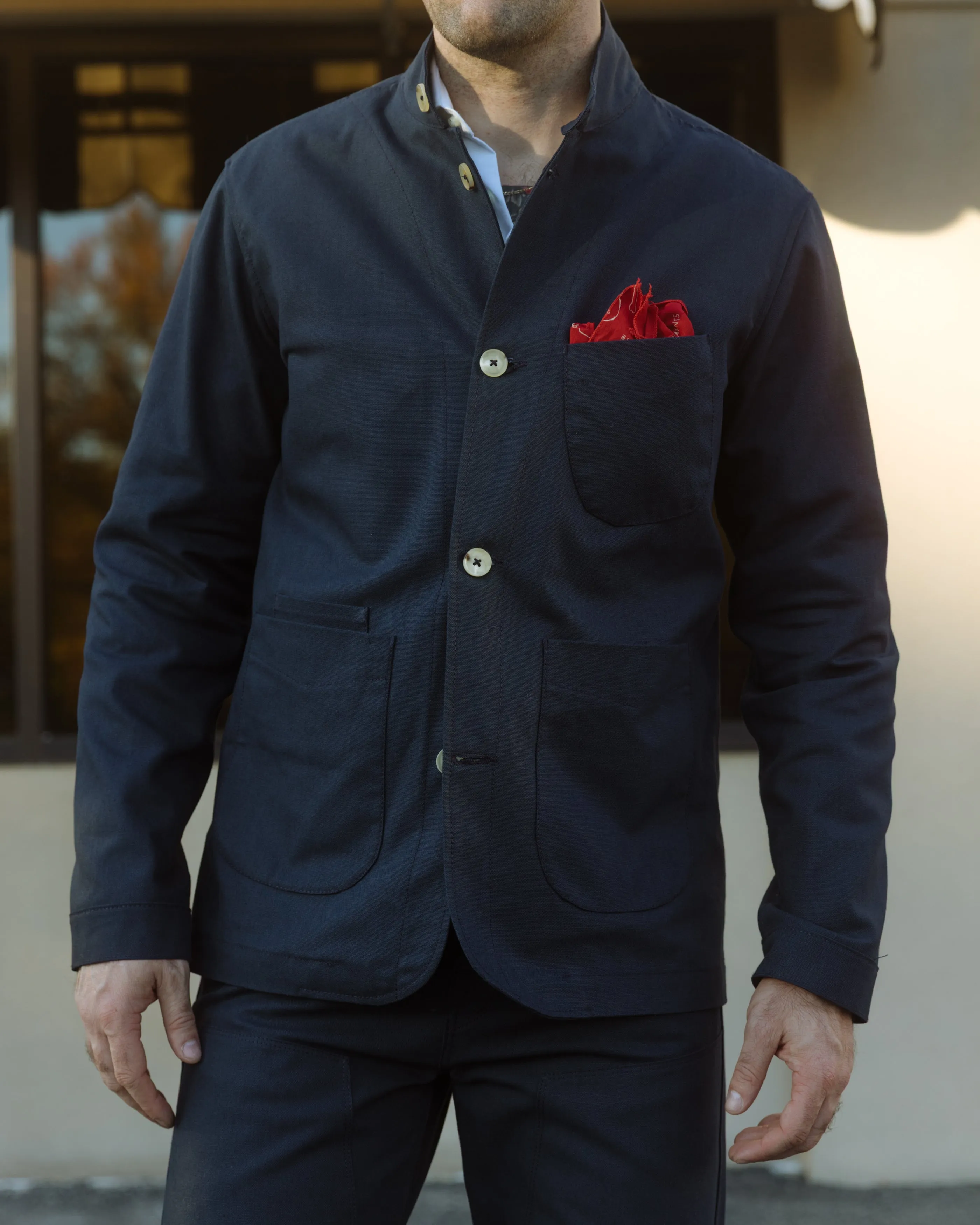Slack Jacket - Navy Canvas sold by Shockoe Atelier product image thumbnail 3
