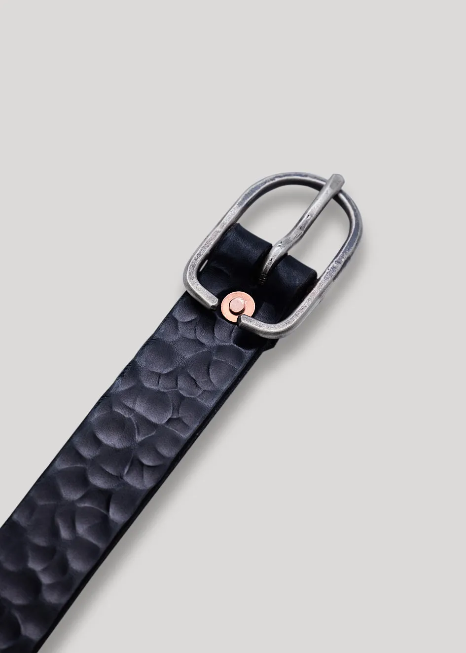 Billy Made For Friends - Black Dinged Belt sold by Shockoe Atelier product image thumbnail 2