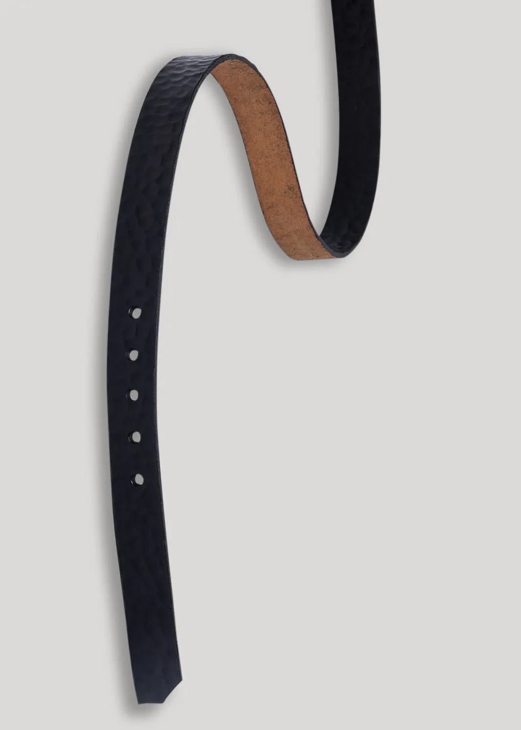 Billy Made For Friends - Black Dinged Belt sold by Shockoe Atelier product image thumbnail 3