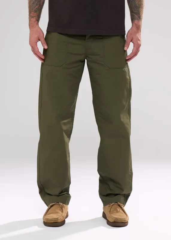 Trench Trousers - Olive Ripstop sold by Shockoe Atelier