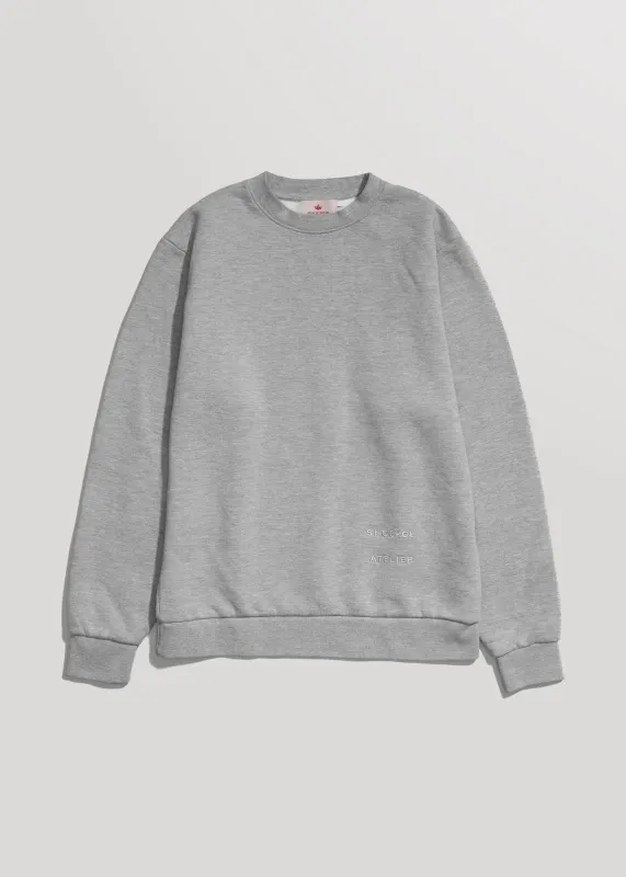 Crewneck - Heather Grey sold by Shockoe Atelier
