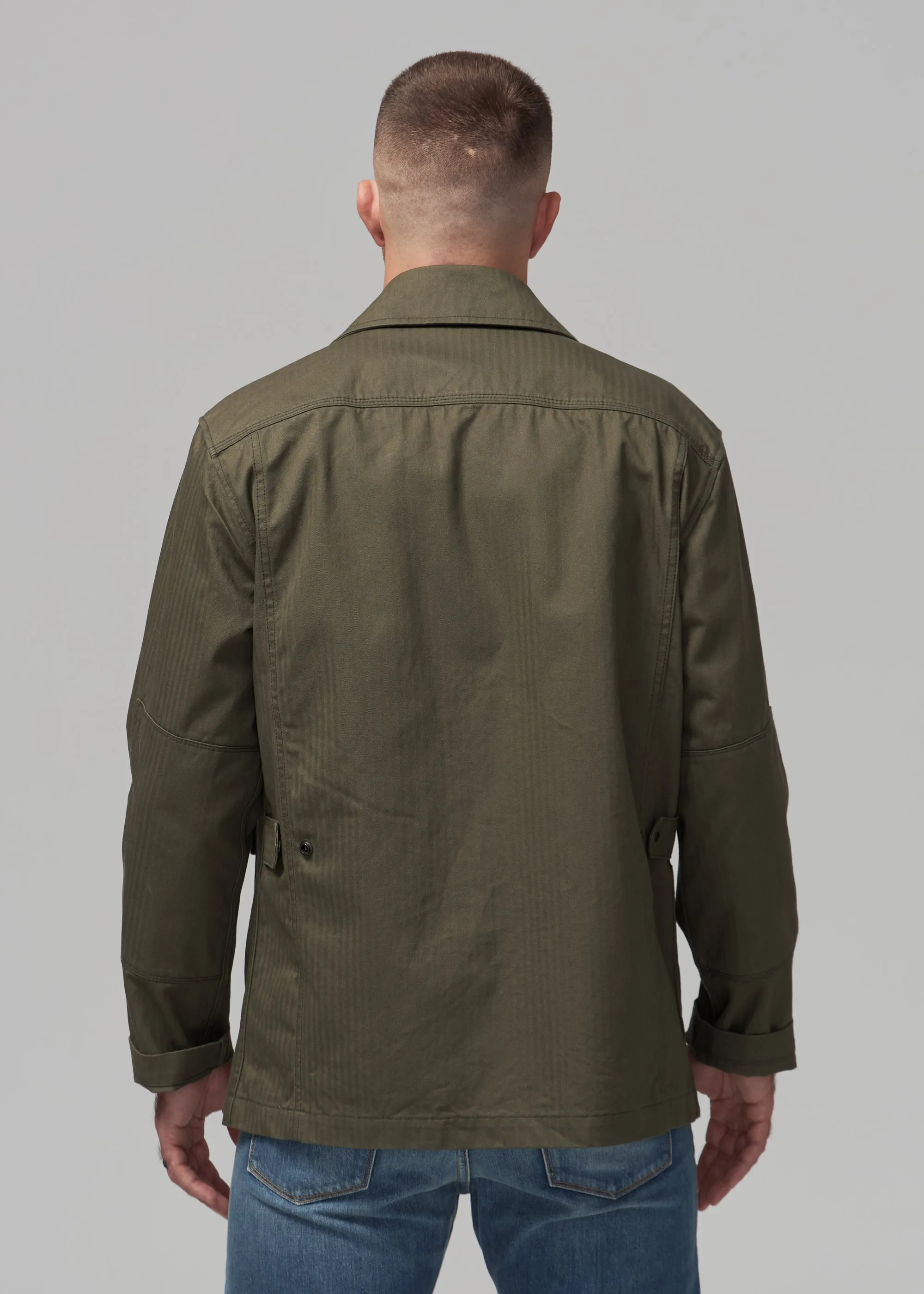 Field Jacket - Olive Herringbone sold by Shockoe Atelier product image thumbnail 5