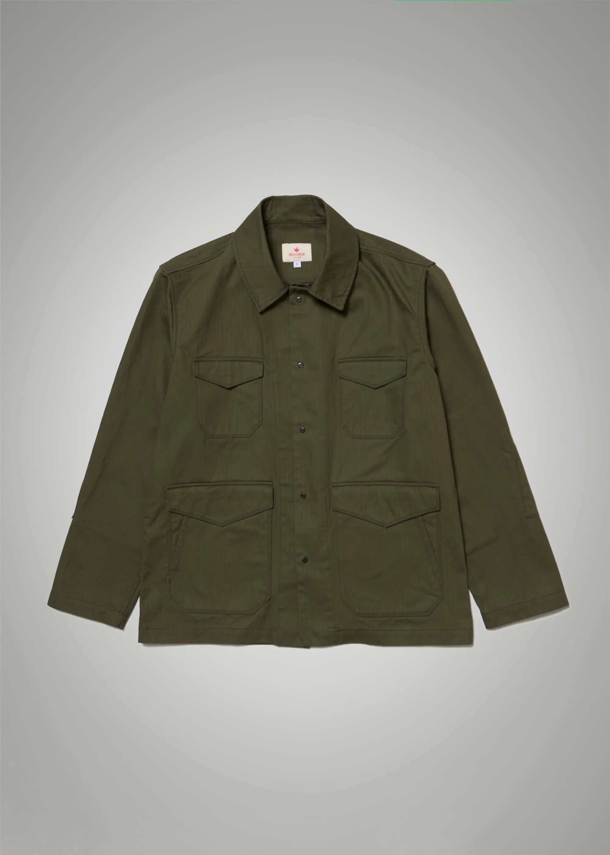 Field Jacket - Olive Herringbone sold by Shockoe Atelier